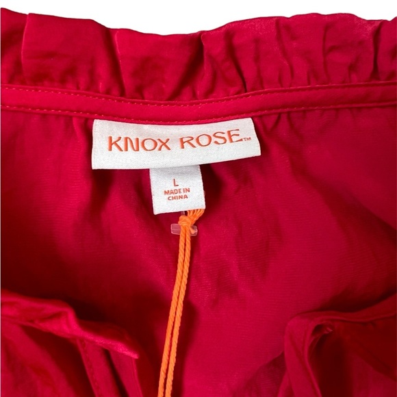 Knox Rose Red Sleeveless Blouse | L - Picture 4 of 5